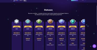 CryptoBoss Casino: ВИП