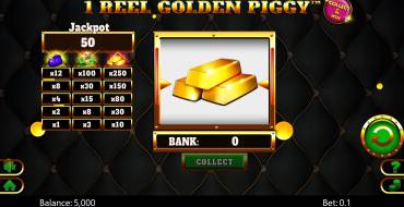 1 Reel Golden Piggy: Игровой автомат