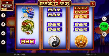 777 – Dragon’s Rage: Игровой автомат