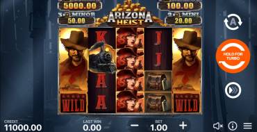 Arizona Heist: Hold and Win: Интерфейс