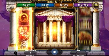 Athena’s Glory – Hold & Hit: Фриспины