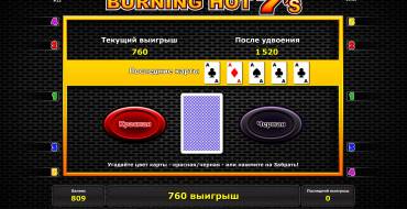 Burning Hot 7’s: Игра по шансам