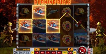 Burning Reels: Выигрыши