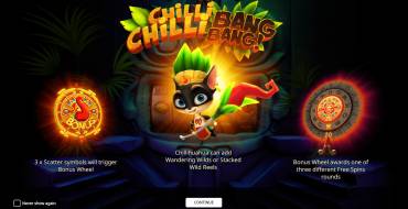 Chilli Chilli Bang Bang: Игровой автомат