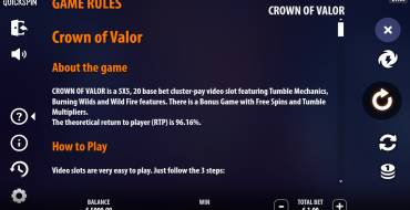 Crown of Valor: Правила