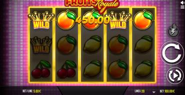 Fruits Royale: Выигрыши