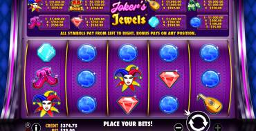 Joker’s Jewels: Игровой автомат