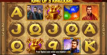 King of 3 Kingdoms: Игровой автомат