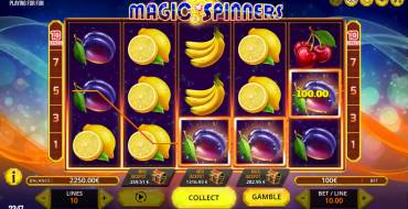 Magic Spinners: Выигрыши