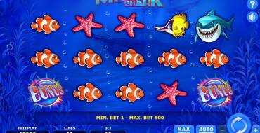 Mega Shark: Игровой автомат