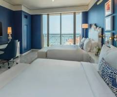 Baha Mar Casino Bahamas: 2 Queen Beds Ocean View, Balcony, Fountain View